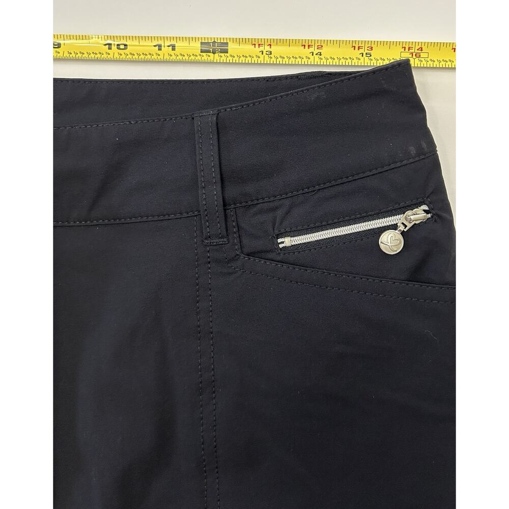 Daily Sports Born In Sweden Golf Black/Silver Skort Short/Skirt Size 8 US - Picture 3 of 6